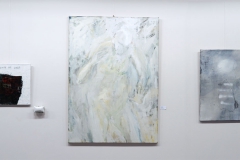 Ausstellung »Weiß« — v.l.n.r.: Waltraud Flickinger, Hansjürgen Vogel, Kerstin Müller