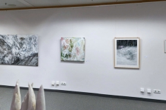 Ausstellung »Weiß« — v.l.n.r: Hans Fuchs, Monique Marxreiter, Claudia Hassel, Petra Bergner